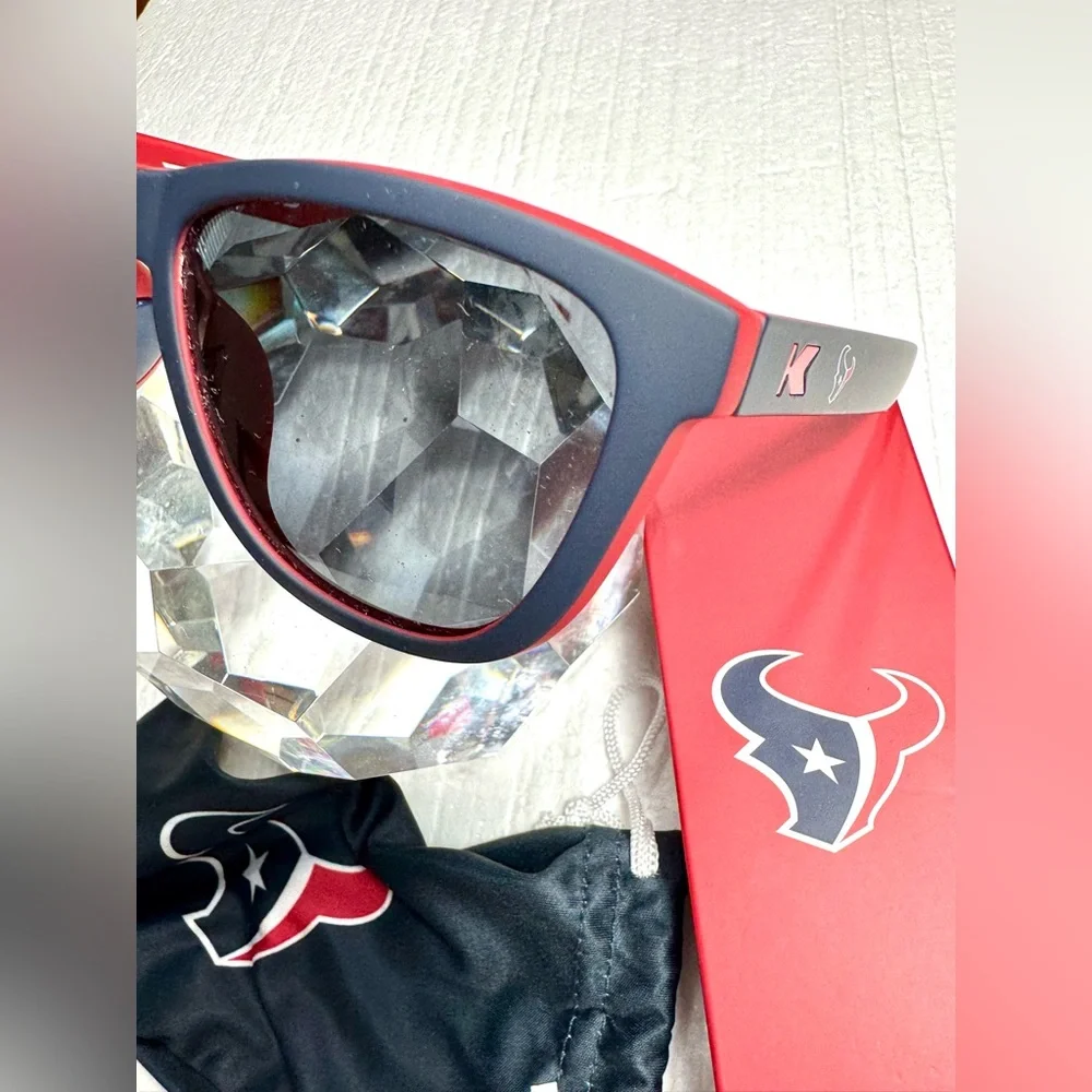 Texans Red and Black Sunglasses polarized by Knockaround